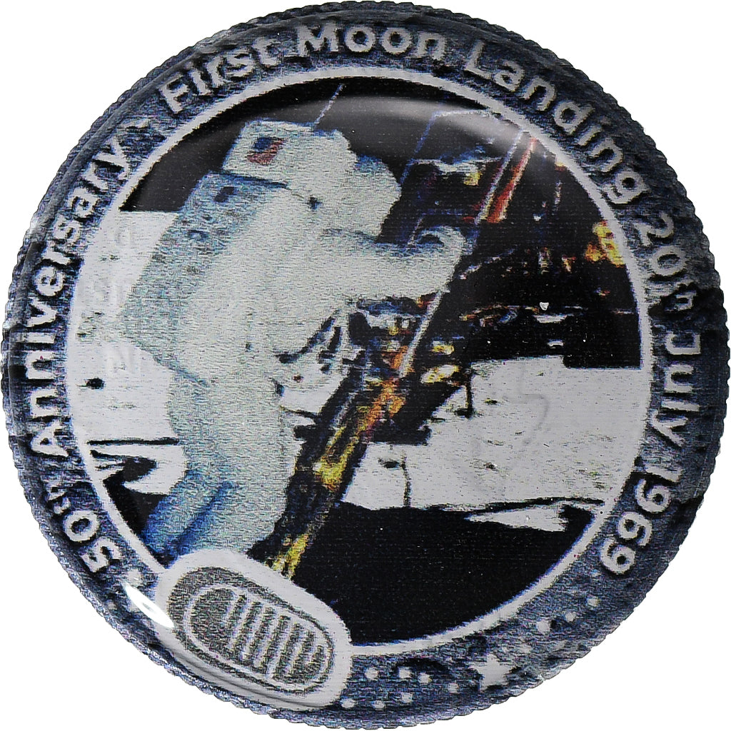 USA, Token, First Moon landing, 50th Anniversary, Miedź-Nikiel, EF(40-45)