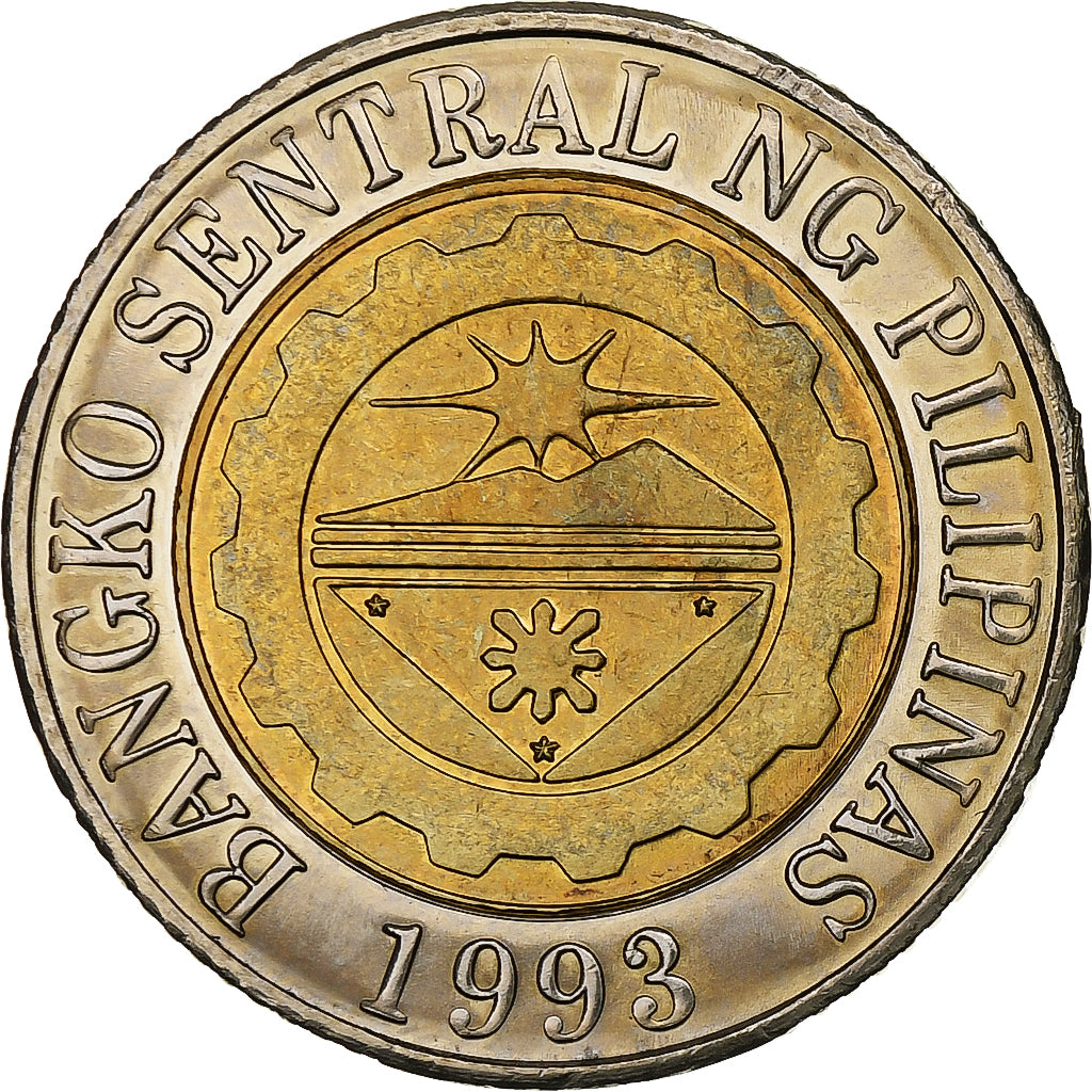 Filipinas, 10 Piso, 2000, Bimetálico, EBC
