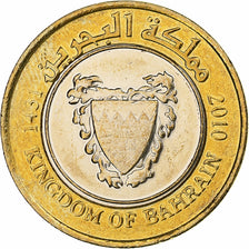 Bahrain, 100 Fils, 2010, Bi-Metallic, AU(50-53)