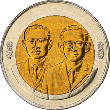 Thailand, 10 Baht, Bi-Metallic, AU(55-58)