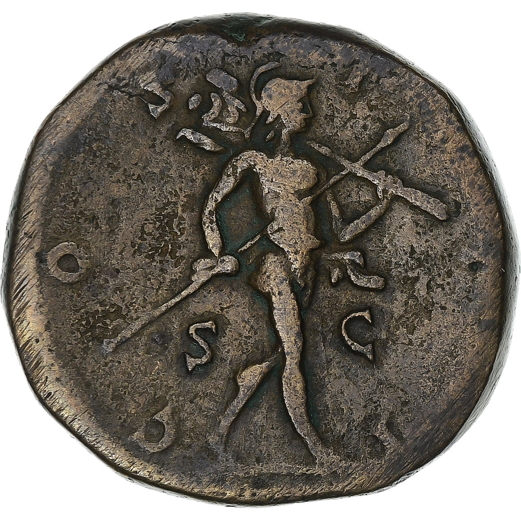 Marcus Aurelius, Sestertius, 170-171, Rome, Bronze, VF(30-35), RIC:992