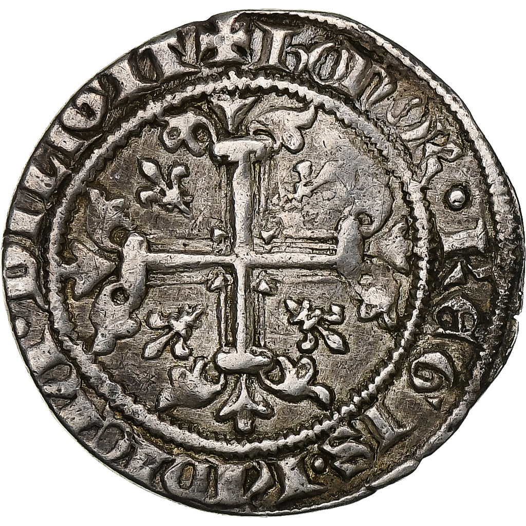 Italy, Charles II, Carlin, 1285-1309, Naples, Silver, VF(30-35)