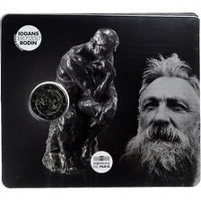 France, 2 Euro, Auguste Rodin, 2017, Monnaie de Paris, BU, FDC, Bimétallique