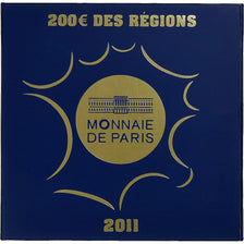 Frankrijk, 200 Euro, Régions françaises, Proof, 2011, Monnaie de Paris, Goud