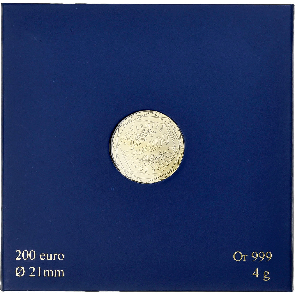 Frankrijk, 200 Euro, Régions françaises, Proof, 2011, Monnaie de Paris, Goud