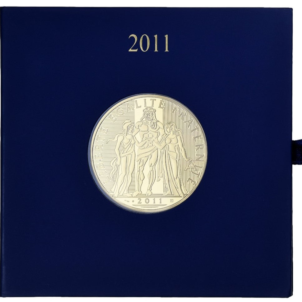Frankreich, 1000 Euro, Hercule, PP, 2011, Monnaie de Paris, Gold, STGL, KM:1725