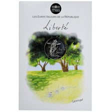France, 10 Euro, Sempé - Été - Liberté, 2014, Monnaie de Paris, Silver