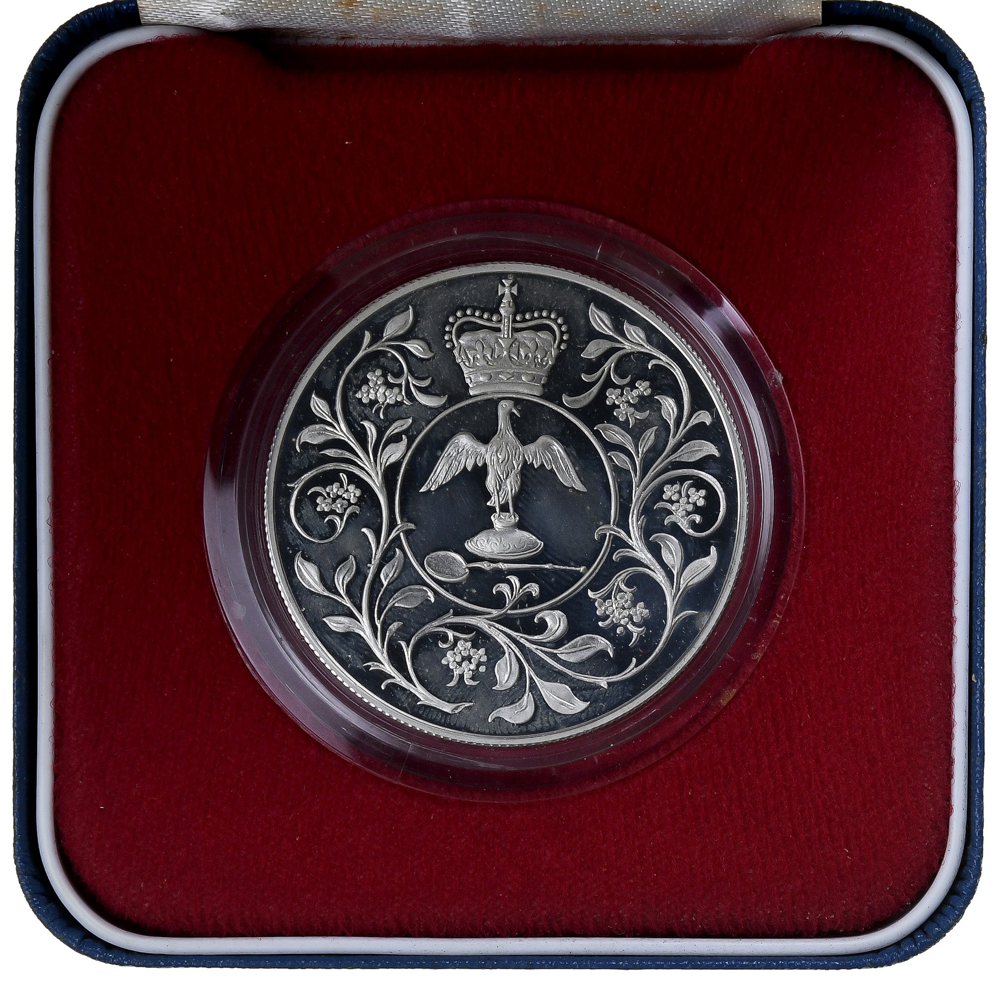 United Kingdom, Elizabeth II, 25 New Pence, 1977, Llantrisant, Proof, Silver