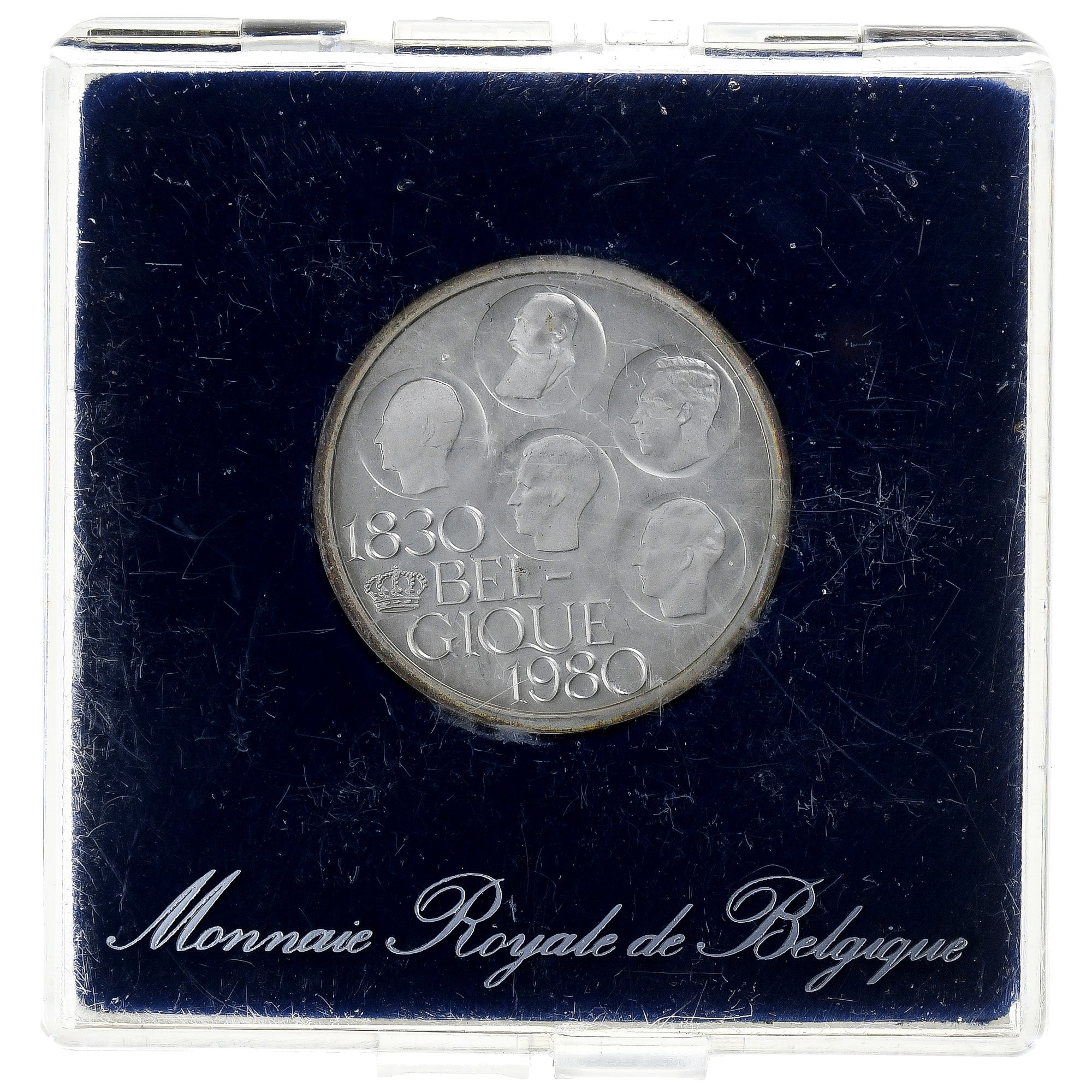 België, Baudouin I, 500 Francs, 1980, Brussels, Proof, Zilver, FDC, KM:161a