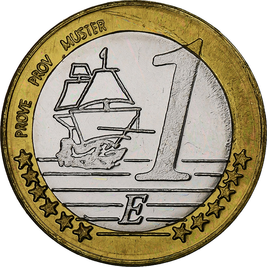 Royaume-Uni, Wales, Euro, Fantasy euro patterns, Essai-Trial, BE, 2004