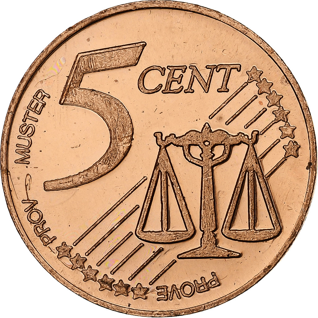 Verenigd Koninkrijk, Wales, 5 Euro Cent, Fantasy euro patterns, Essai-Trial