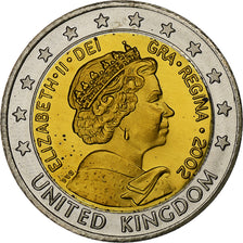 United Kingdom, 2 Euro, Fantasy euro patterns, Essai-Trial, Proof, 2002