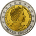 United Kingdom, 2 Euro, Fantasy euro patterns, Essai-Trial, Proof, 2002