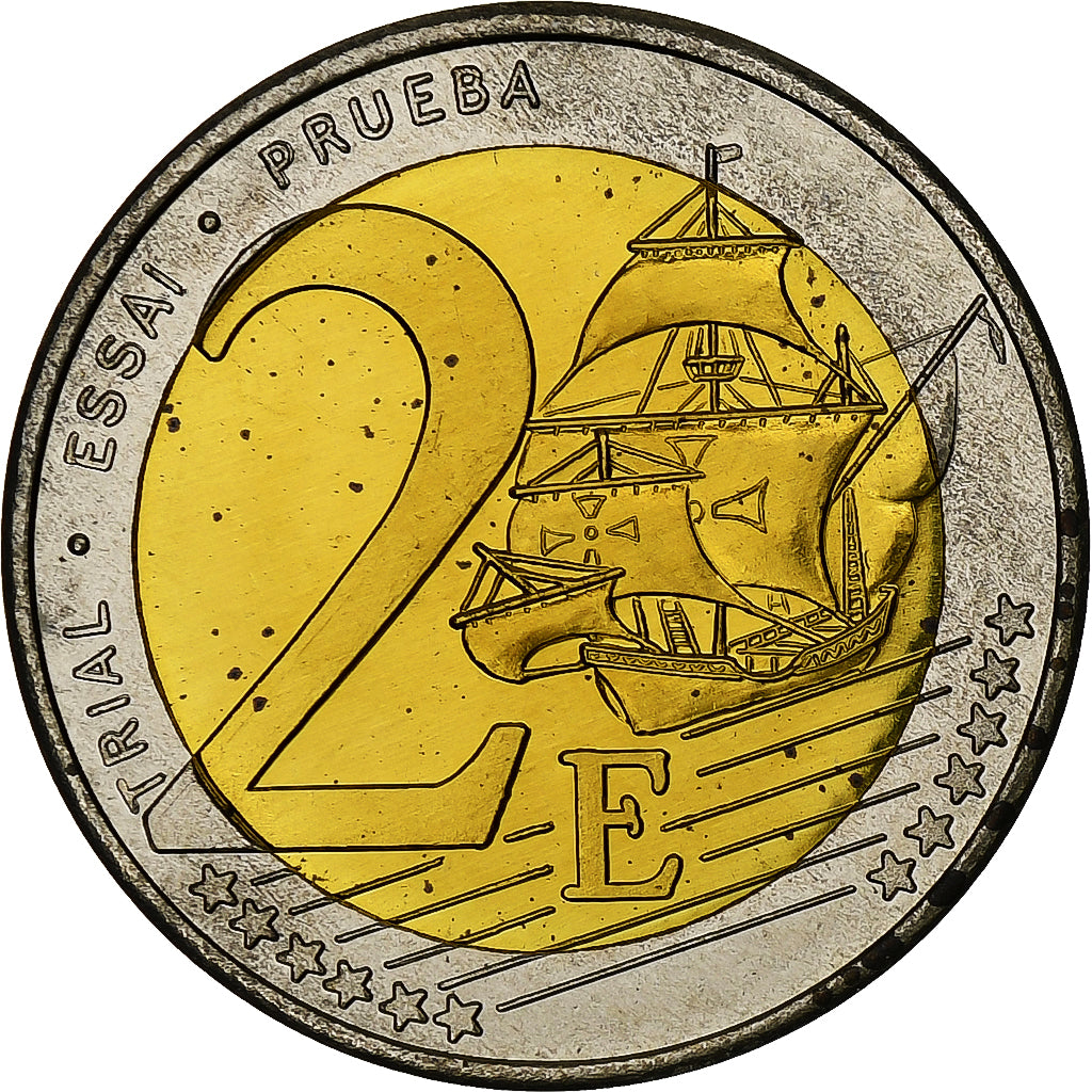 United Kingdom, 2 Euro, Fantasy euro patterns, Essai-Trial, Proof, 2002