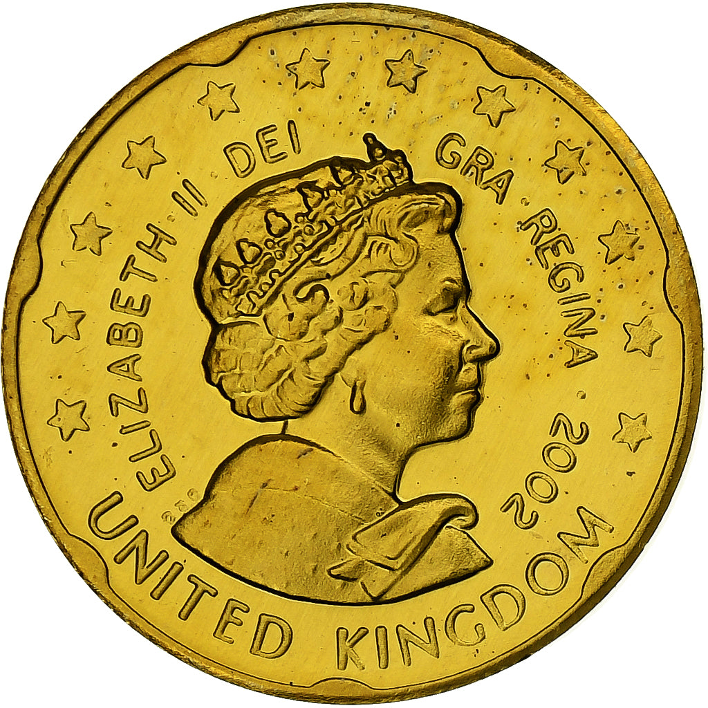 Verenigd Koninkrijk, 20 Euro Cent, Fantasy euro patterns, Essai-Trial, Proof