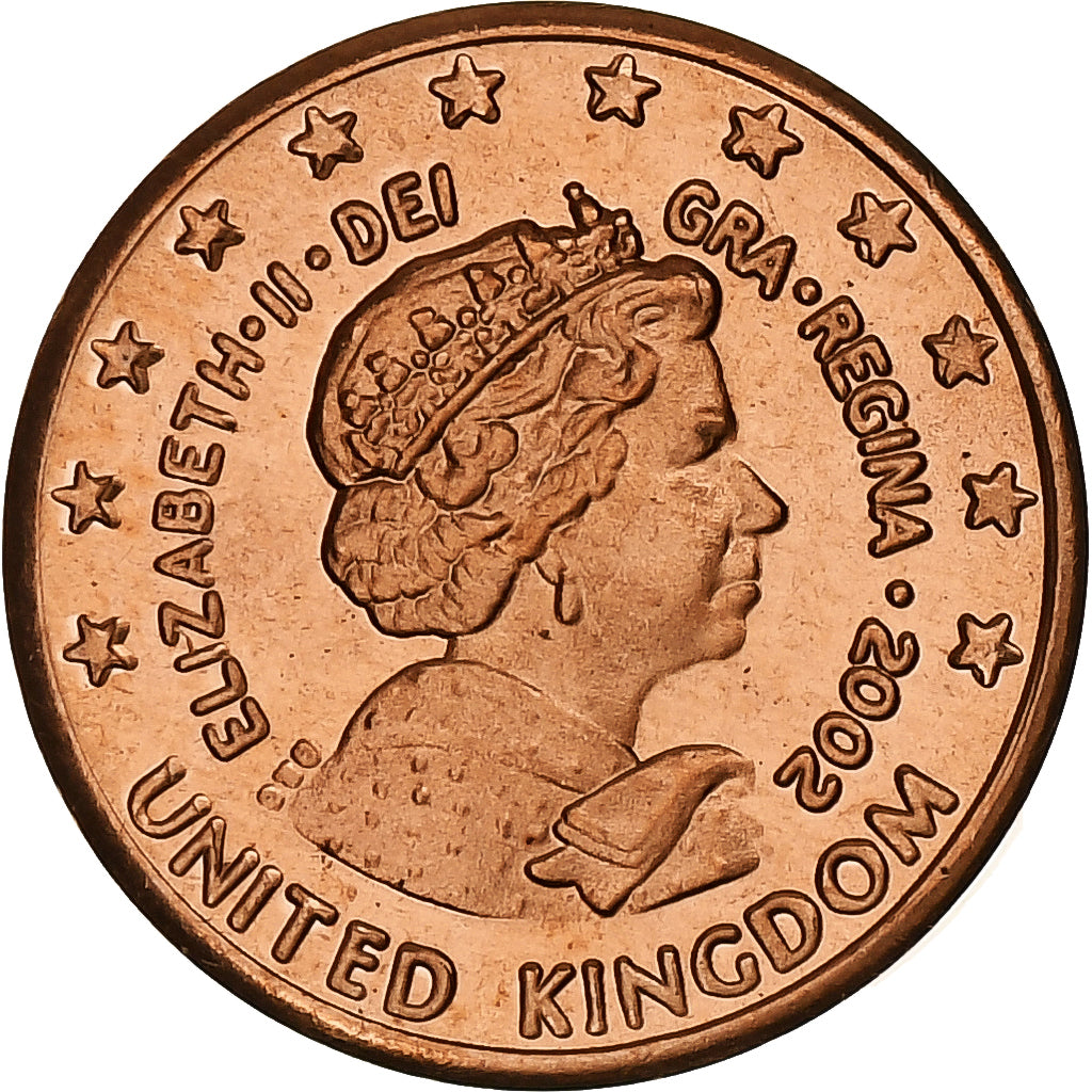 Verenigd Koninkrijk, Euro Cent, Fantasy euro patterns, Essai-Trial, Proof, 2002