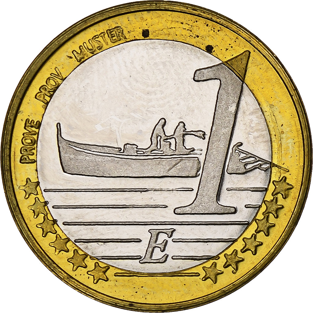 France, Corsica, Euro, Fantasy euro patterns, Essai-Trial, Proof, 2004