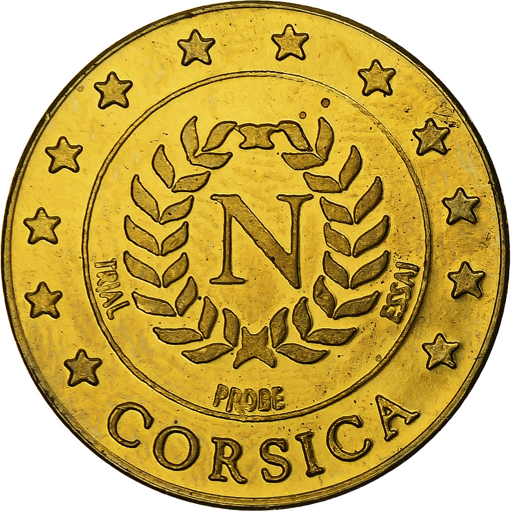France, Corsica, 50 Euro Cent, Fantasy euro patterns, Essai-Trial, BE, 2004