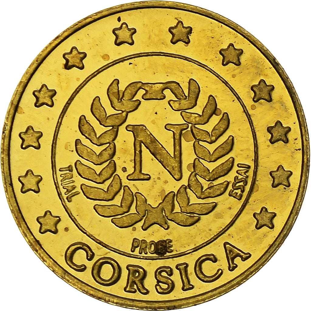 France, Corsica, 10 Euro Cent, Fantasy euro patterns, Essai-Trial, BE, 2004