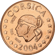 France, Corsica, 5 Euro Cent, Fantasy euro patterns, Essai-Trial, BE, 2004