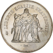 France, 50 Francs, Hercule, 1974, Paris, Silver, MS(63), Gadoury:882, KM:941