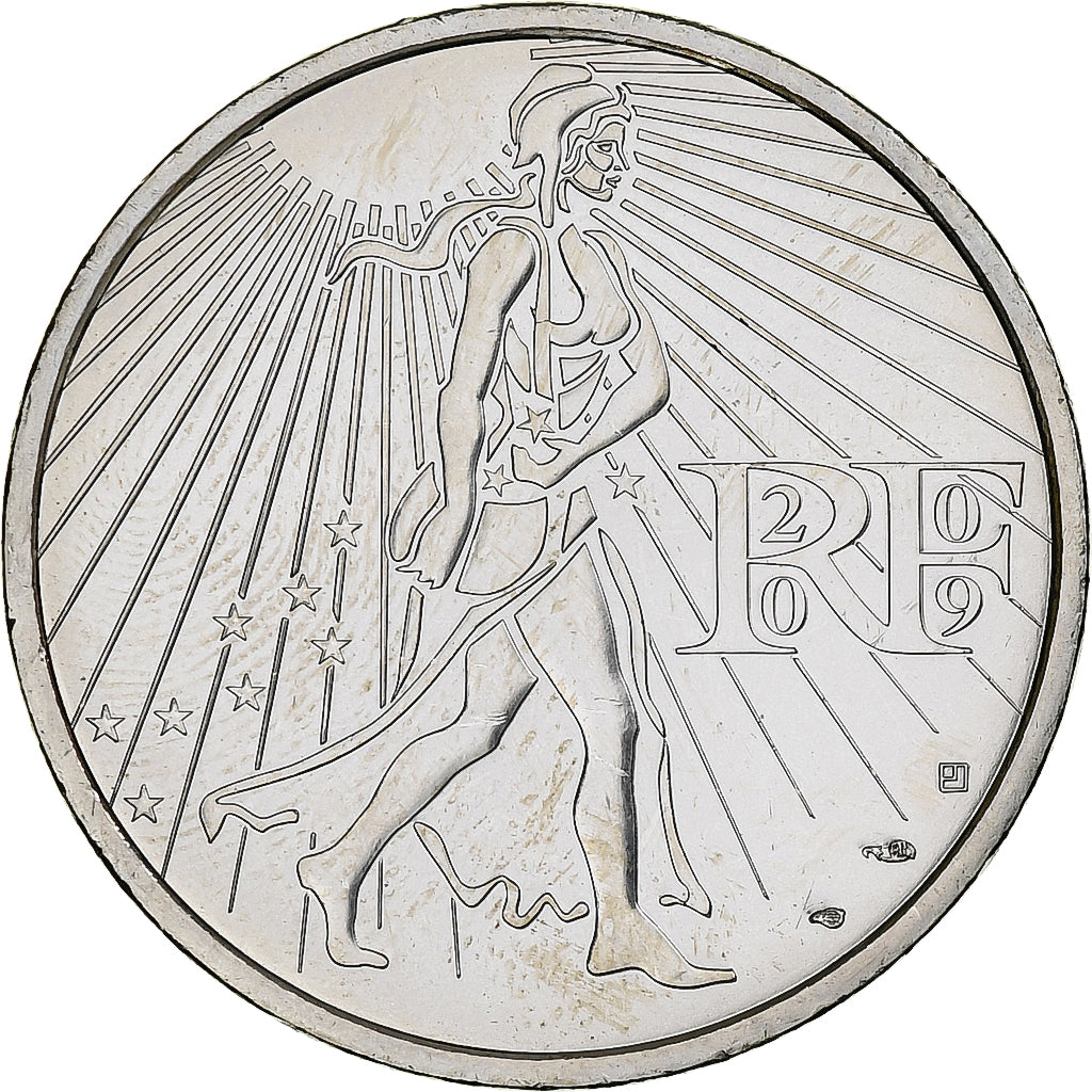 France, 25 Euro, Semeuse, 2009, Monnaie de Paris, Silver, MS(63), KM:1581