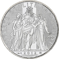 France, 10 Euro, Hercule, 2012, Monnaie de Paris, Silver, MS(65-70)