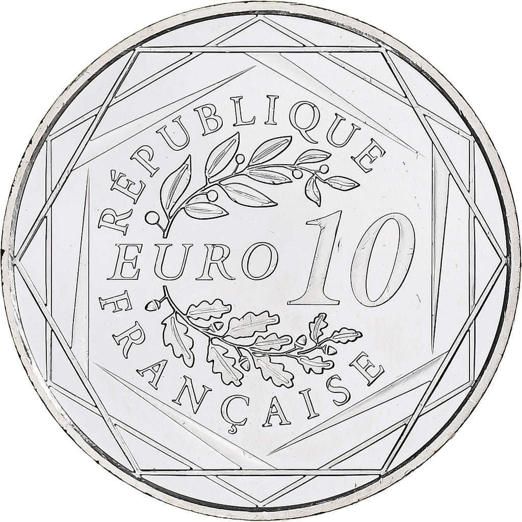 France, 10 Euro, Hercule, 2012, Monnaie de Paris, Silver, MS(65-70)