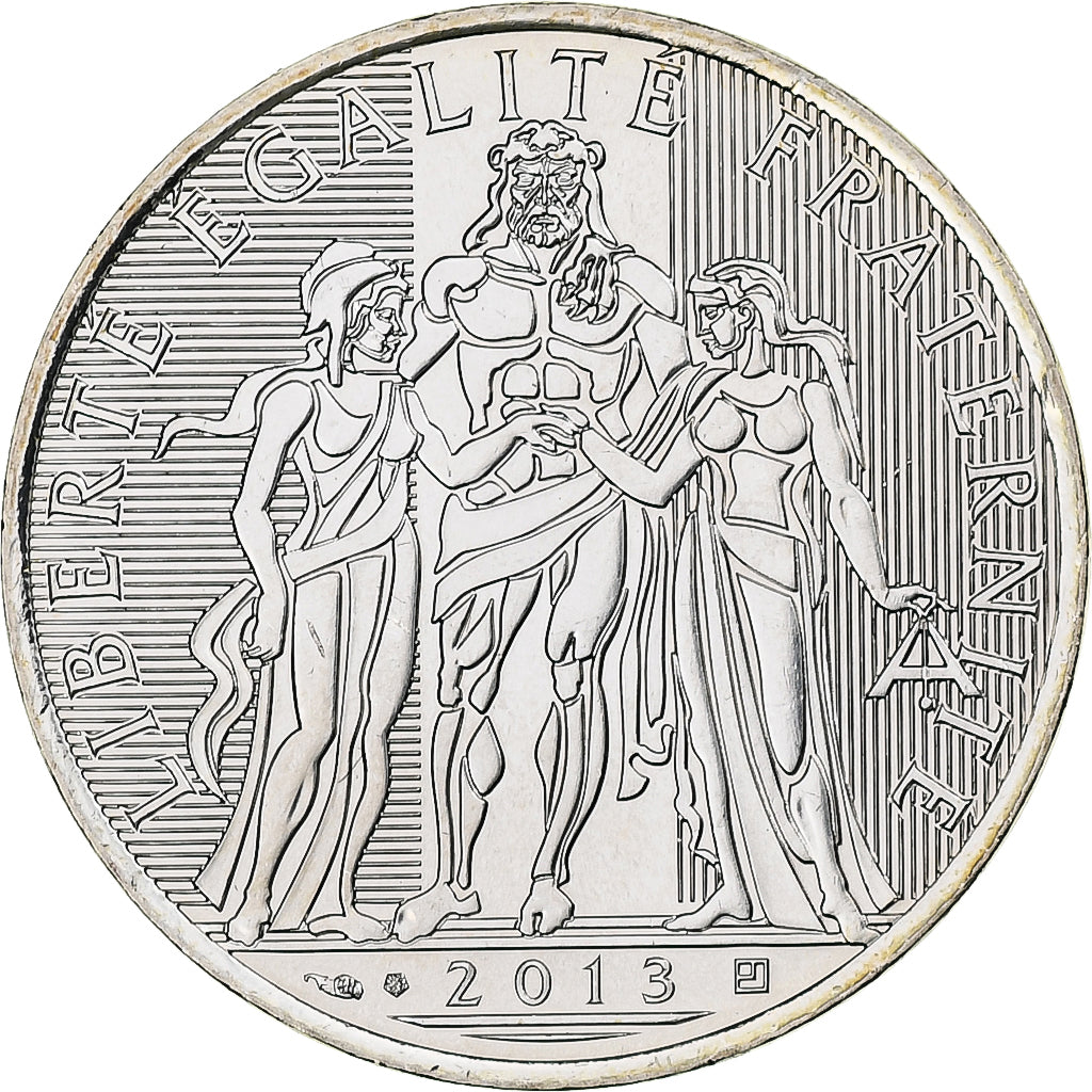 France, 10 Euro, Hercule, 2013, Monnaie de Paris, Silver, MS(65-70)