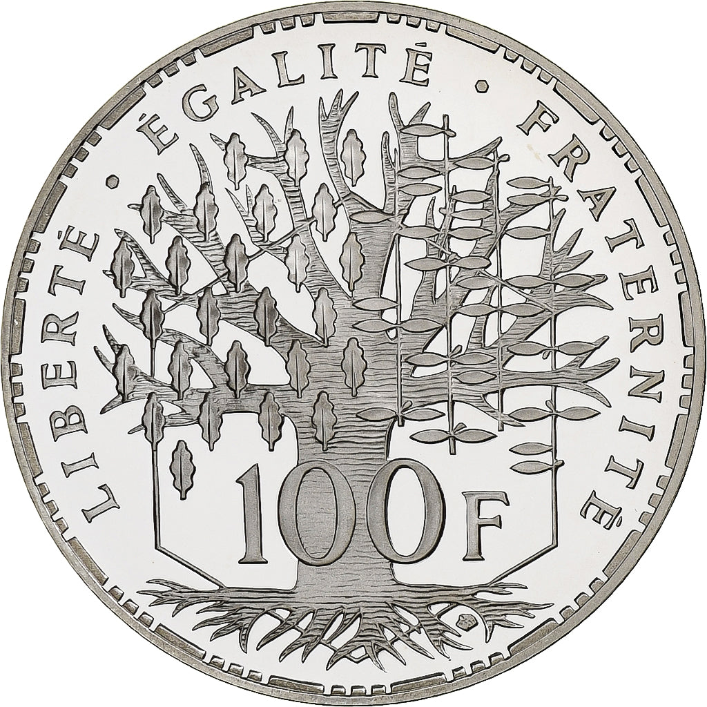 Francia, 100 Francs, Panthéon, 2001, Monnaie de Paris, Prueba, Plata, FDC