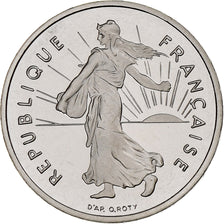 France, 1/2 Franc, Semeuse, 2001, Monnaie de Paris, Proof, Nickel, MS(65-70)