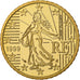 Francia, 50 Euro Cent, FS, 1999, Monnaie de Paris, Nordic gold, FDC, KM:1287