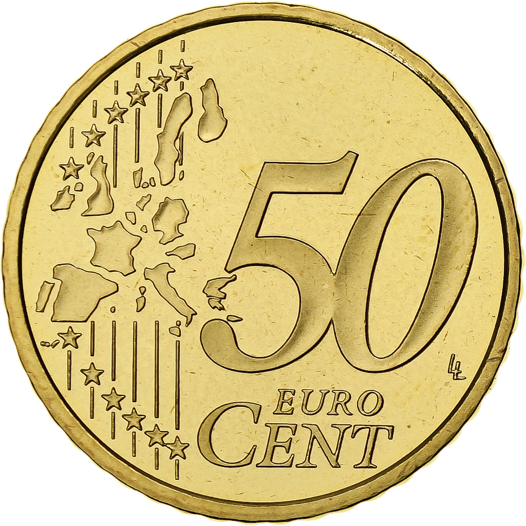 France, 50 Euro Cent, Proof, 2003, Monnaie de Paris, Nordic gold, MS(65-70)