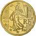 Frankreich, 20 Euro Cent, PP, 1999, Monnaie de Paris, Nordic gold, STGL, KM:1286