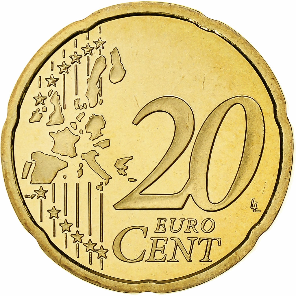 Frankreich, 20 Euro Cent, PP, 1999, Monnaie de Paris, Nordic gold, STGL, KM:1286