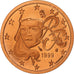 Francja, 5 Euro Cent, Proof, 1999, Monnaie de Paris, Miedź platerowana stalą