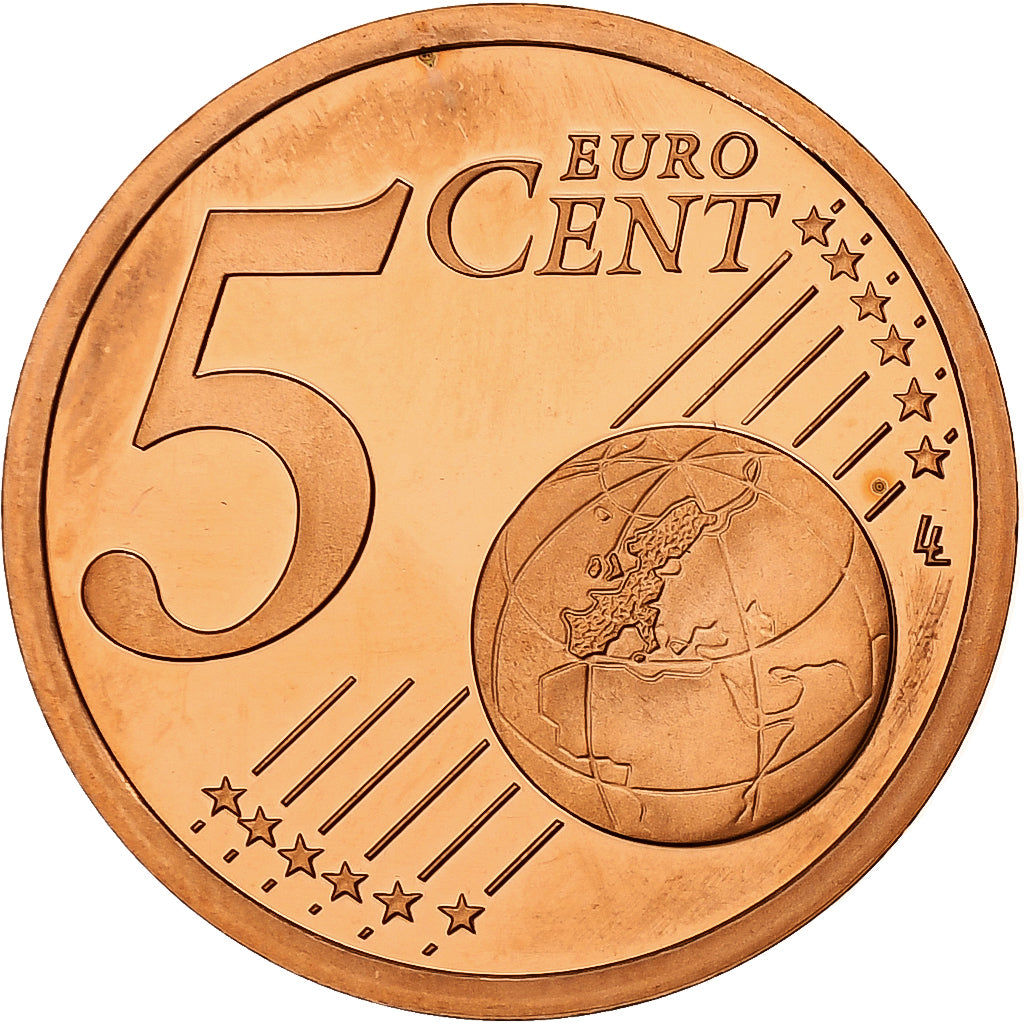 Francja, 5 Euro Cent, Proof, 1999, Monnaie de Paris, Miedź platerowana stalą