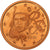 Francja, 5 Euro Cent, Proof, 2001, Monnaie de Paris, Miedź platerowana stalą