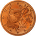 Francja, 5 Euro Cent, Proof, 2002, Monnaie de Paris, Miedź platerowana stalą