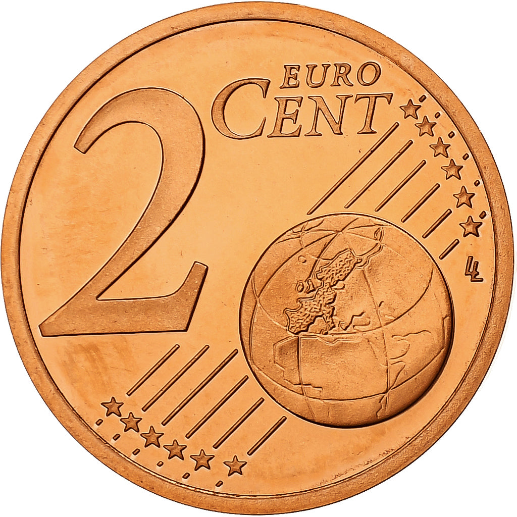Francja, 2 Euro Cent, Proof, 2000, Monnaie de Paris, Miedź platerowana stalą