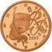 Francja, Euro Cent, Proof, 2003, Monnaie de Paris, Miedź platerowana stalą