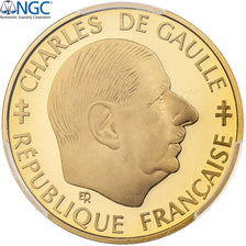 Frankreich, Franc, Charles de Gaulle, 1988, MDP, PP, Gold, PCGS, PR69DCAM