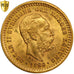 Suède, Oscar II, 5 Kronor, 1899, Stockholm, Or, PCGS, SPL+, KM:756