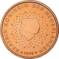 Netherlands, Beatrix, 5 Euro Cent, BU, 2002, Utrecht, Copper Plated Steel
