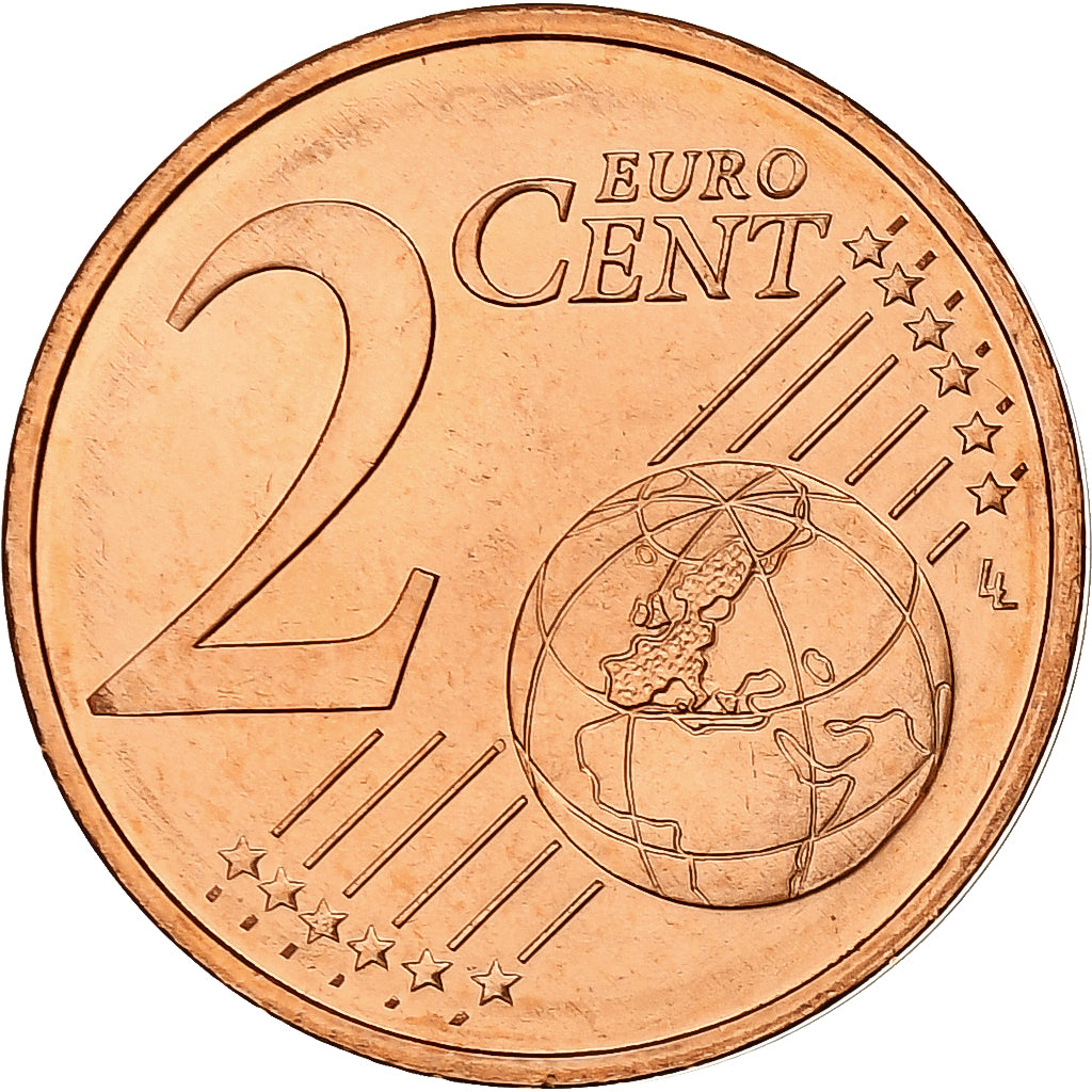 Francja, 2 Euro Cent, BU, 1999, Monnaie de Paris, Miedź platerowana stalą