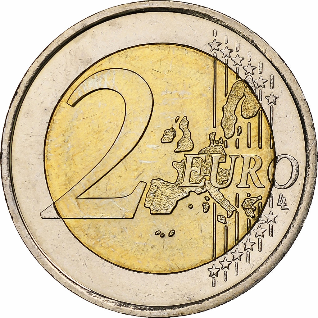 Monaco, Rainier III, 2 Euro, 2002, Monnaie de Paris, Bi-Metallic, MS(63), KM:174