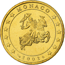 Monaco, Rainier III, 50 Euro Cent, 2002, Monnaie de Paris, Bi-Metallic, MS(63)