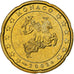 Monaco, Rainier III, 20 Euro Cent, 2002, Monnaie de Paris, Bi-Metallic, MS(63)