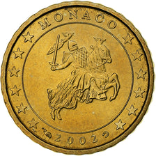 Monaco, Rainier III, 10 Euro Cent, 2002, Monnaie de Paris, Bi-Metallic, MS(63)