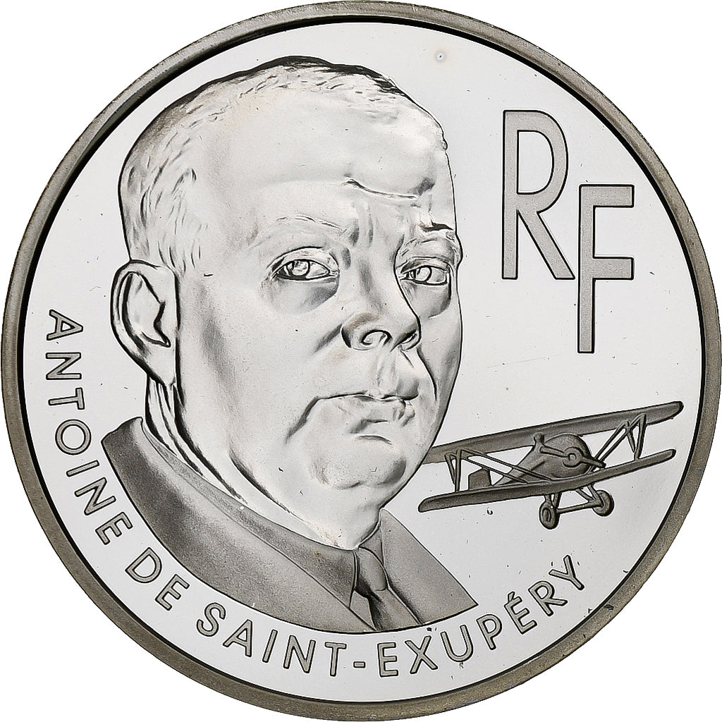 France, 10 Francs, Antoine de Saint-Exupéry, 2000, Monnaie de Paris, Proof